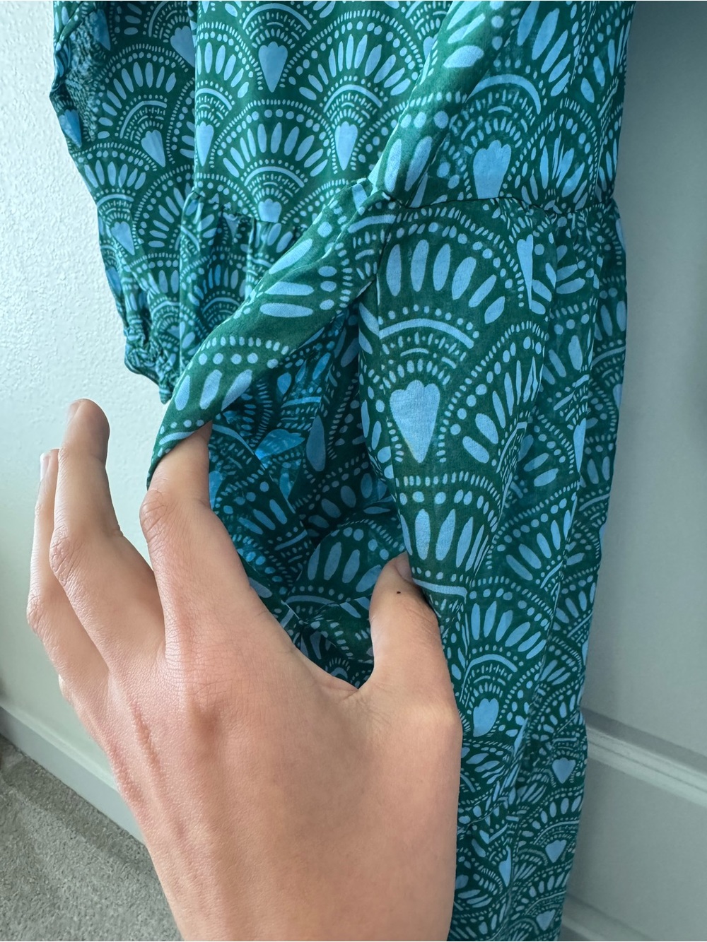 J. Marie Long Sleeve Maxi Dress Size XL - Picture 4 of 4